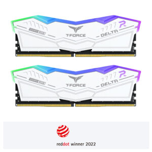TeamGroup T-Force Delta RGB DDR5 32GB (2x16) 6400MHz CL32 - White